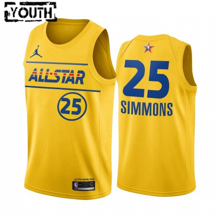 NBA Philadelphia 76ers Trikot Ben Simmons 25 2021 All-Star Jordan Brand Blau Swingman - Kinder